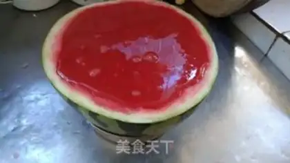 Make Watermelon freeze step 6