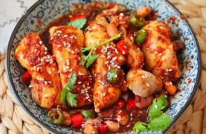 Make Spicy chili chicken step 5