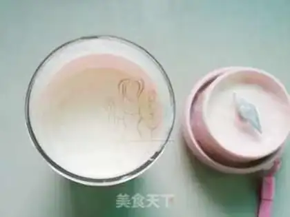 Make Peach yogurt popsicle step 5