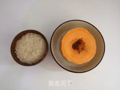 Make Pumpkin rice step 0