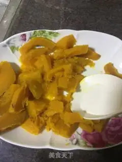 Make Pumpkin rice porridge step 3