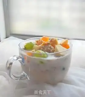 Make oatmeal fruit porridge step 6