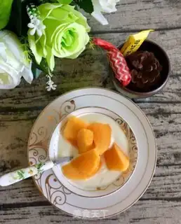 Make Peach yogurt step 5
