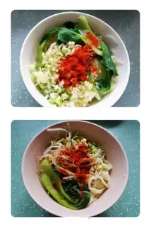 Make Oily noodles step 4