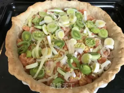 Make salmon pie step 5