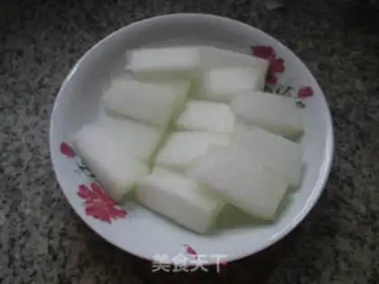 Make Squeeze the raisin and steam the melon step 8