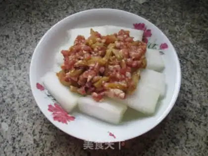 Make Squeeze the raisin and steam the melon step 9