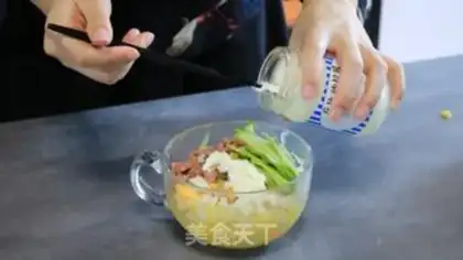 Make Fish-cake potato mashed salad step 8
