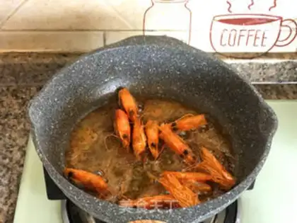 Make Shrimp pasta step 6