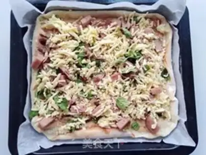 Make The tuna roal pizza step 6
