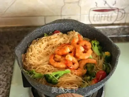 Make Shrimp pasta step 12