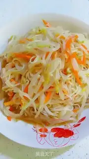 Make A bean sprouts fan step 7