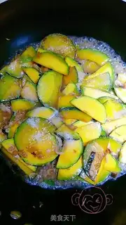 Make Shrimp-skin-burning melon step 4