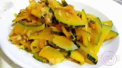Make Shrimp-skin-burning melon step 7