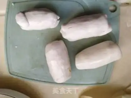 Make A rice sausage bar step 9