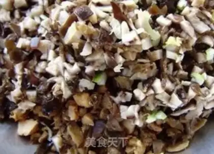 Make Chicken mushroom bag step 2