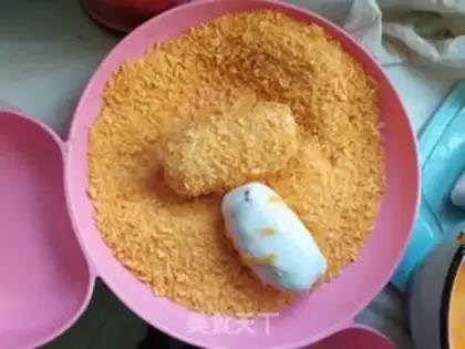 Make A rice sausage bar step 11