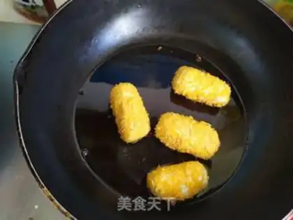 Make A rice sausage bar step 12