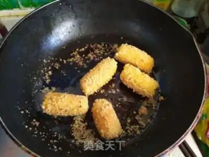 Make A rice sausage bar step 13