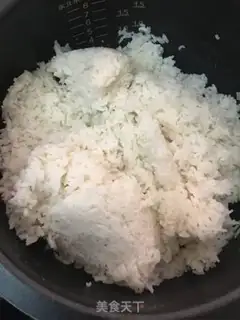 Make Shrimp mustard blue fried rice step 0