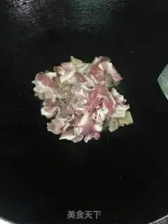 Make Shrimp mustard blue fried rice step 4