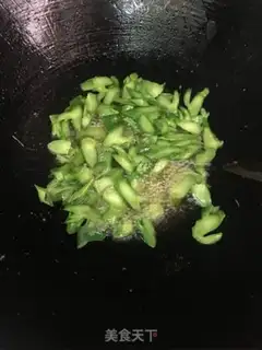 Make Shrimp mustard blue fried rice step 7