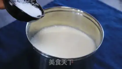 Make Homemade fruit and sour milk step 2