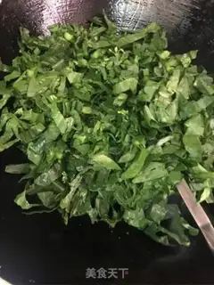 Make Shrimp mustard blue fried rice step 8