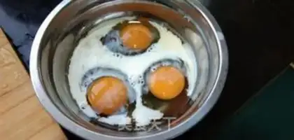Make Shrimpy eggs step 5