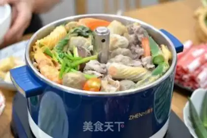 Make Hot soup pot in the summer step 13