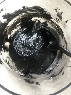 Make Black wheat sesame cake step 1