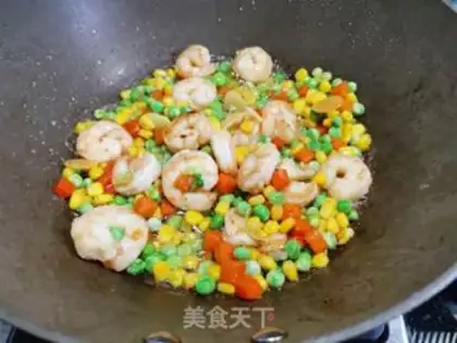 Make Shrimp fried vegetables step 8