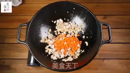 Make Chicken greasy rice step 5