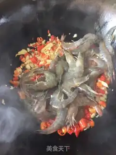 Make Spicy shrimp step 3