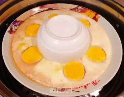 Make Meatball steamed eggs step 8