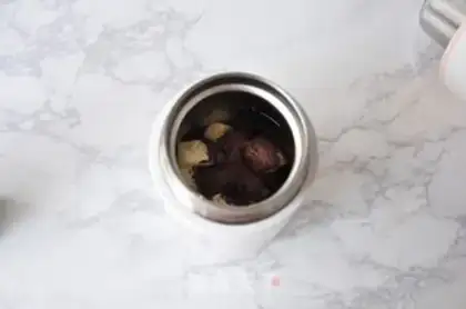 Make Banana cocoa milk step 2