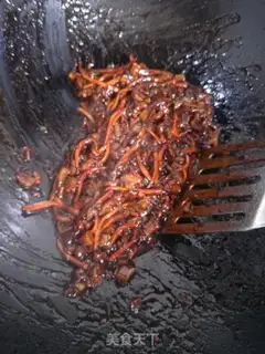 Make Squeeze meat and noodles step 11