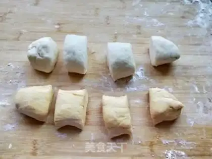 Make Flower buns step 5