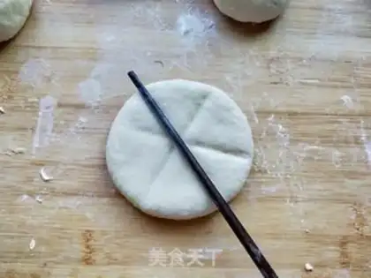 Make Flower buns step 10