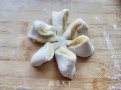 Make Flower buns step 12