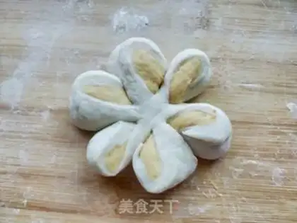 Make Flower buns step 13