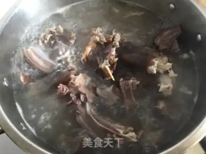 Make Radish lamb step 1