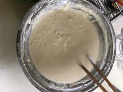 Make Banana milk cake step 2