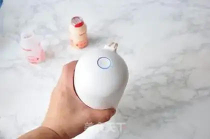 Make Peach shake step 5