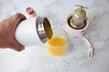 Make Peach shake step 7