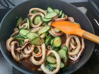 Make Smoky squid step 7