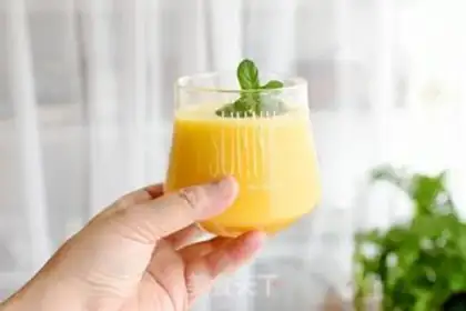 Make Peach shake step 8