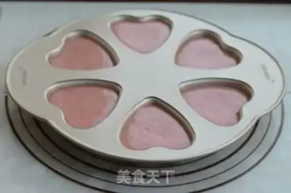 Make Heart-black, heart-cake step 8