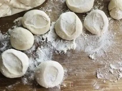Make Cream egg dumplings step 11