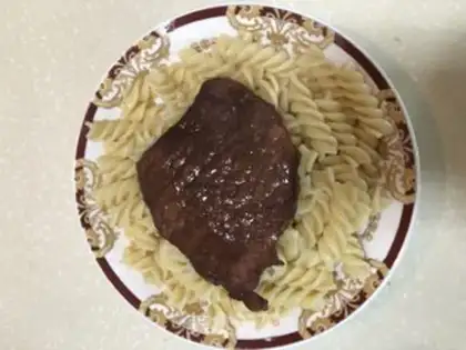Make Black pepper steak noodles step 3